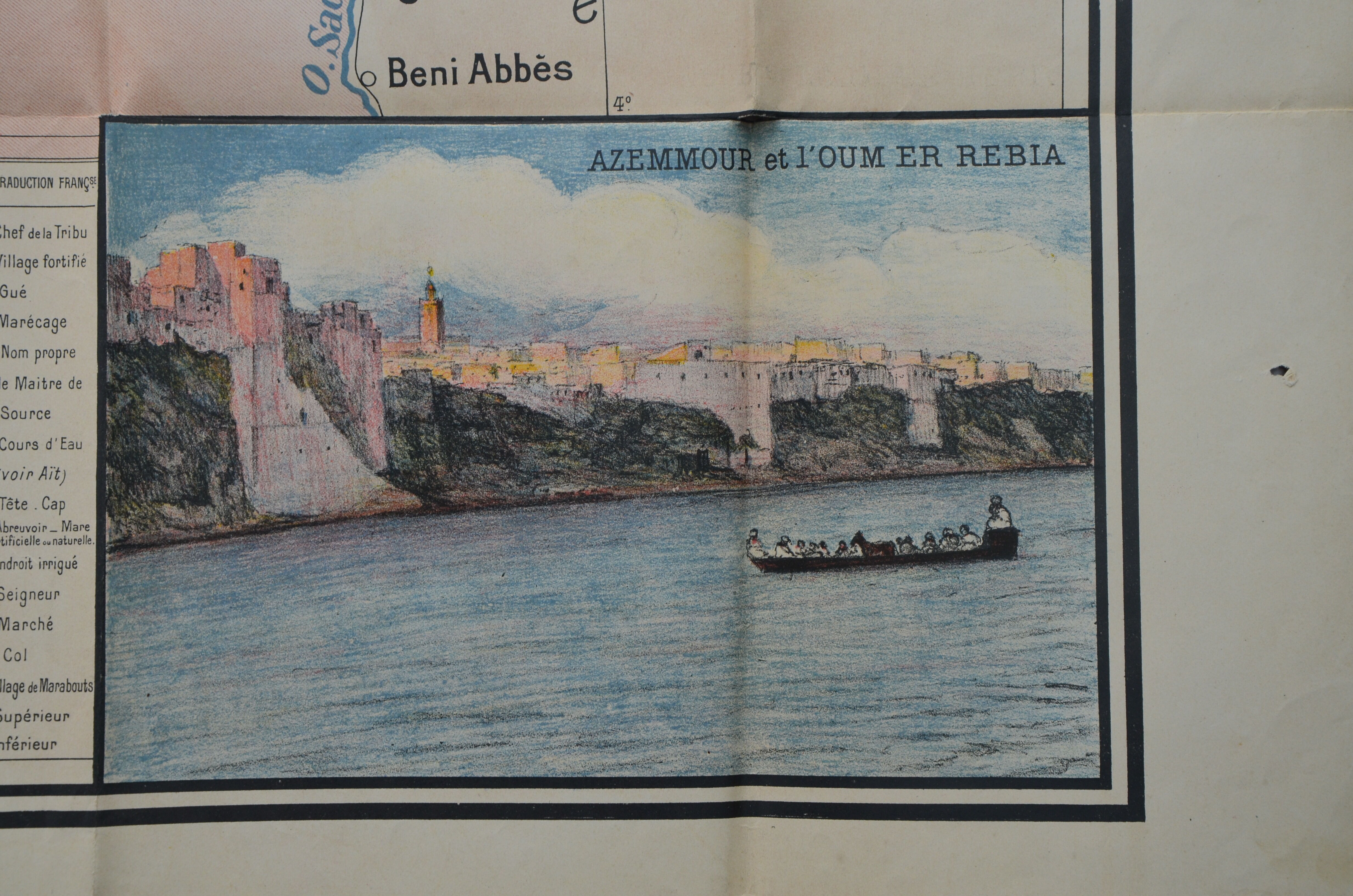 Toutey, Morocco map table