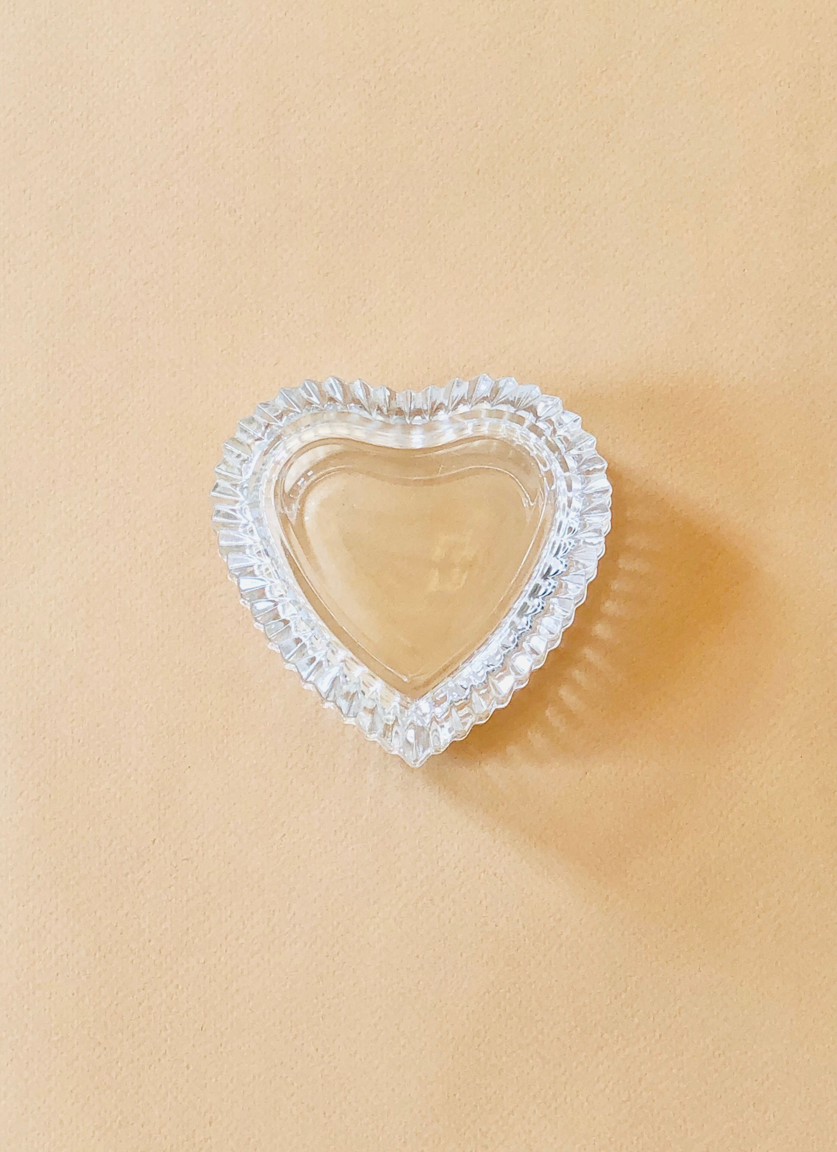 Arques crystal heart jewelry box