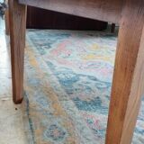 Solid oak farmhouse table 260x100