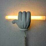 Handheld Mickey Mouse plaster wall lamp, France, 1970
