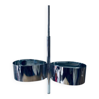 Vintage butterfly chandelier - chrome steel