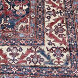Large vintage rug Chobi Afghan handmade 274x404 cm