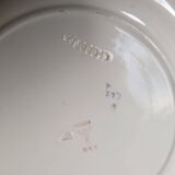 Vintage polychrome ironstone plate Bisto England - Anson model