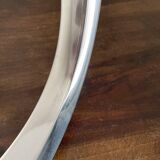 Kartell Gino Colombini white plastic umbrella stand from the 70s