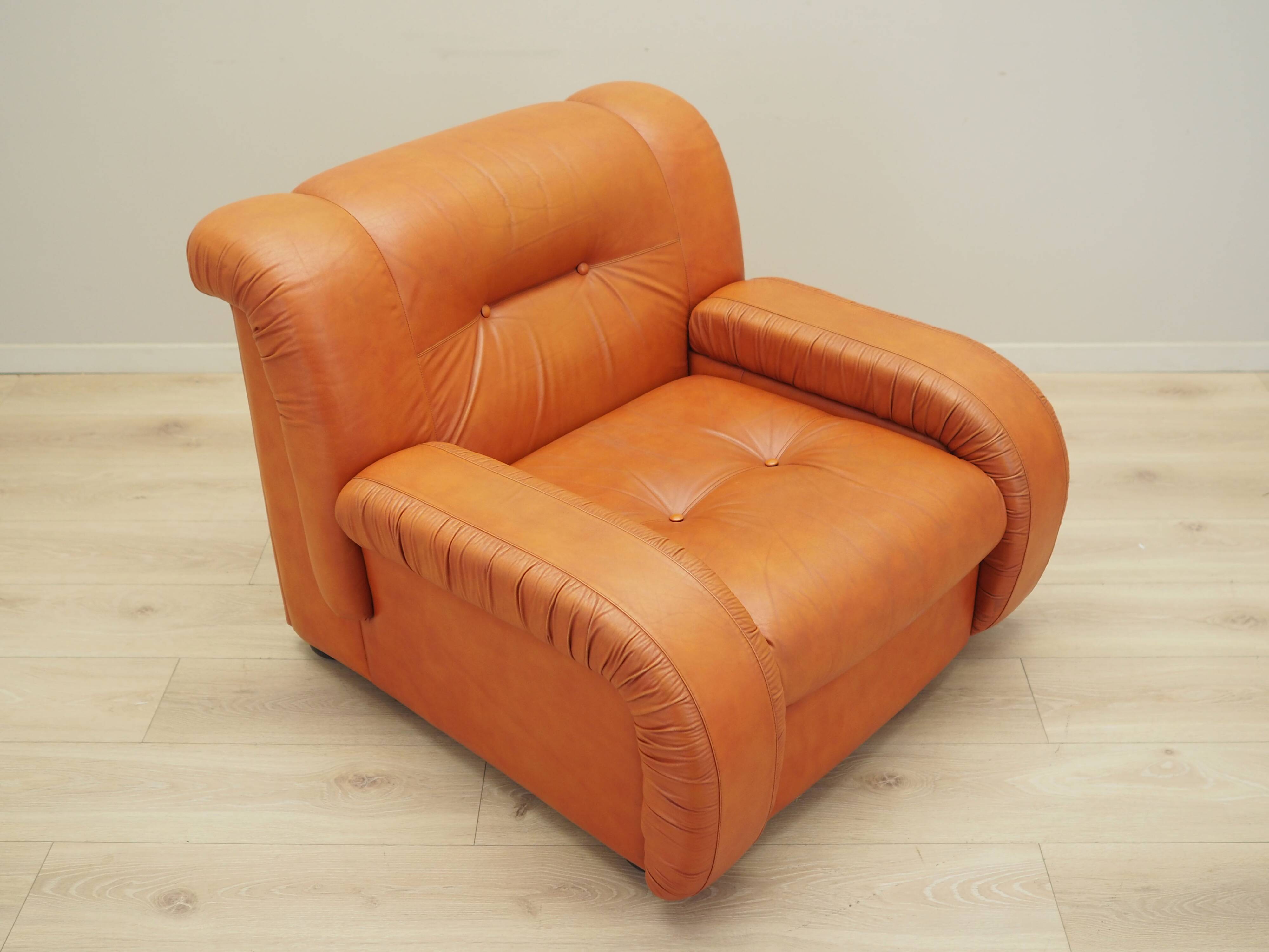 Red armchair, Danish design, 1970s, production: Denmark
