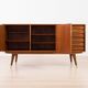 Enfilade Sven Andersen en teck, design scandinave, milieu du siècle moderne, 1