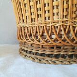 Lot of 2 rattan pot caches