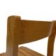 Vintage Pinewood dining chair 70's minimalist design