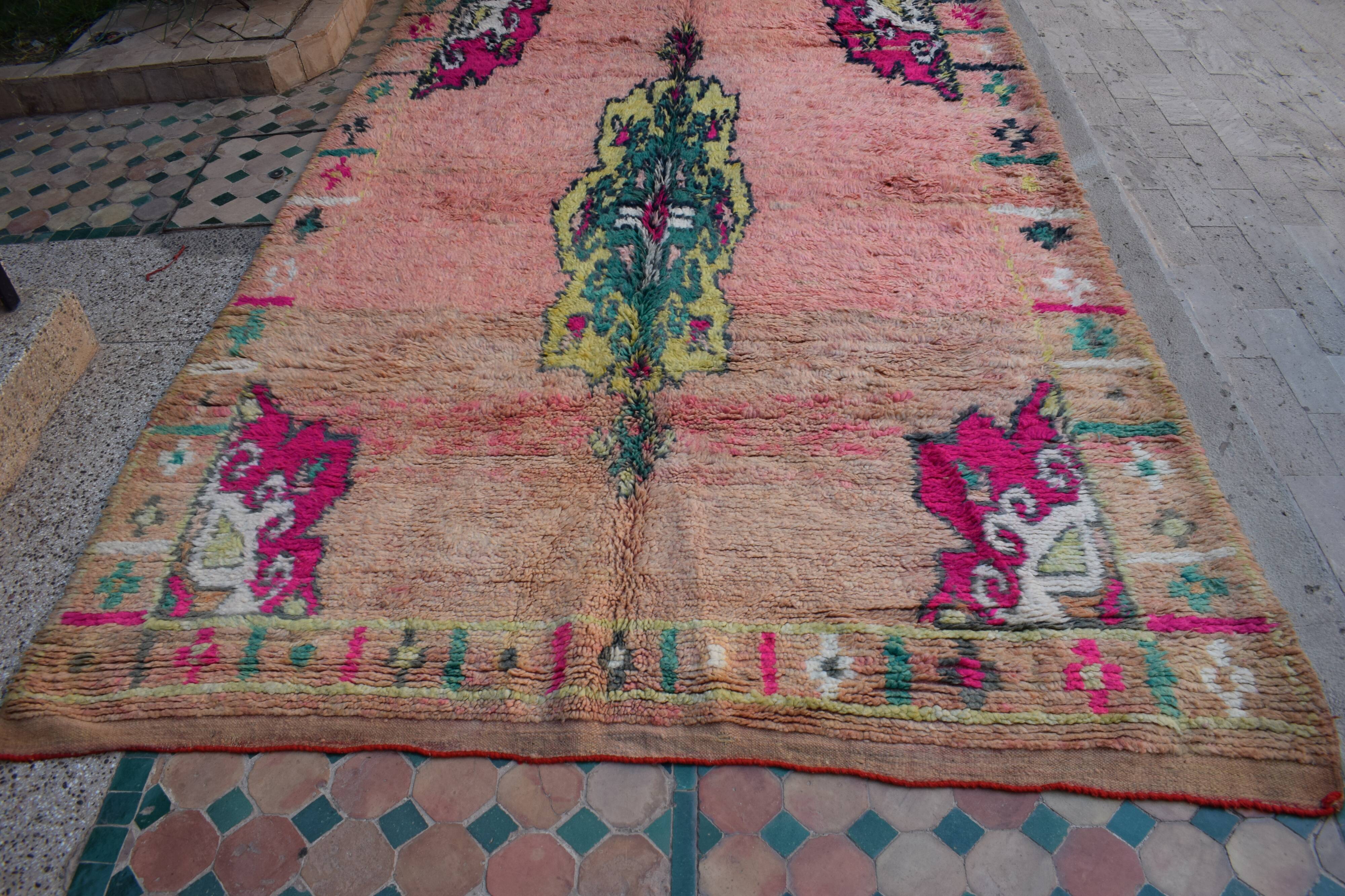 Berber rug Moroccan vintage Atlas, 305x183cm