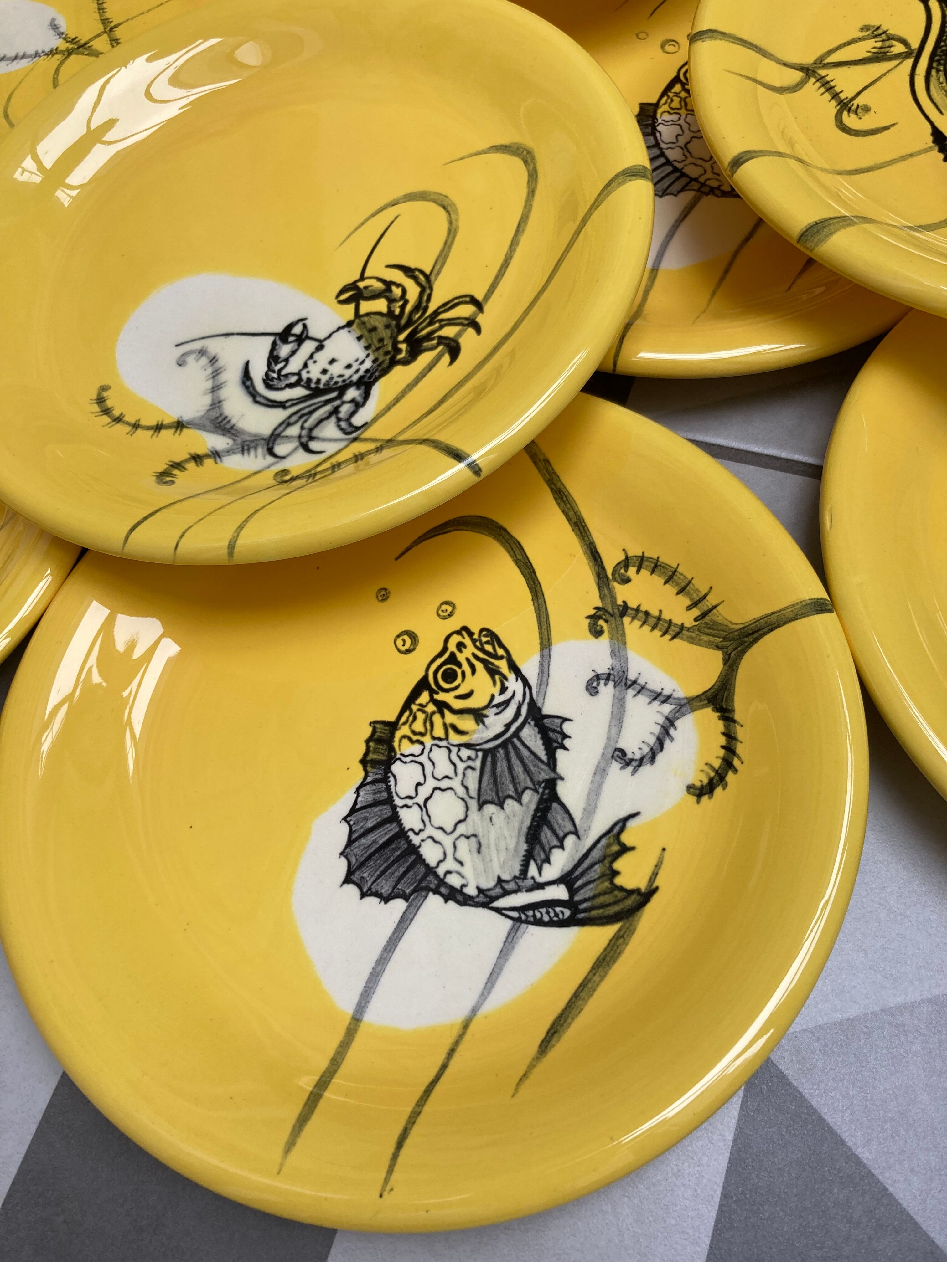 12-piece fish set from Manufacture Sainte Radegonde