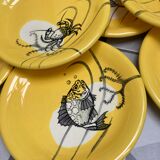 12-piece fish service Manufacture Sainte Radegonde