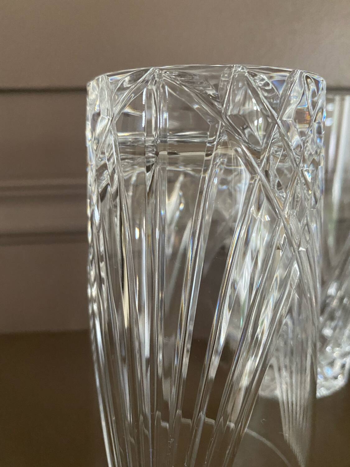 Vintage crystal glasses