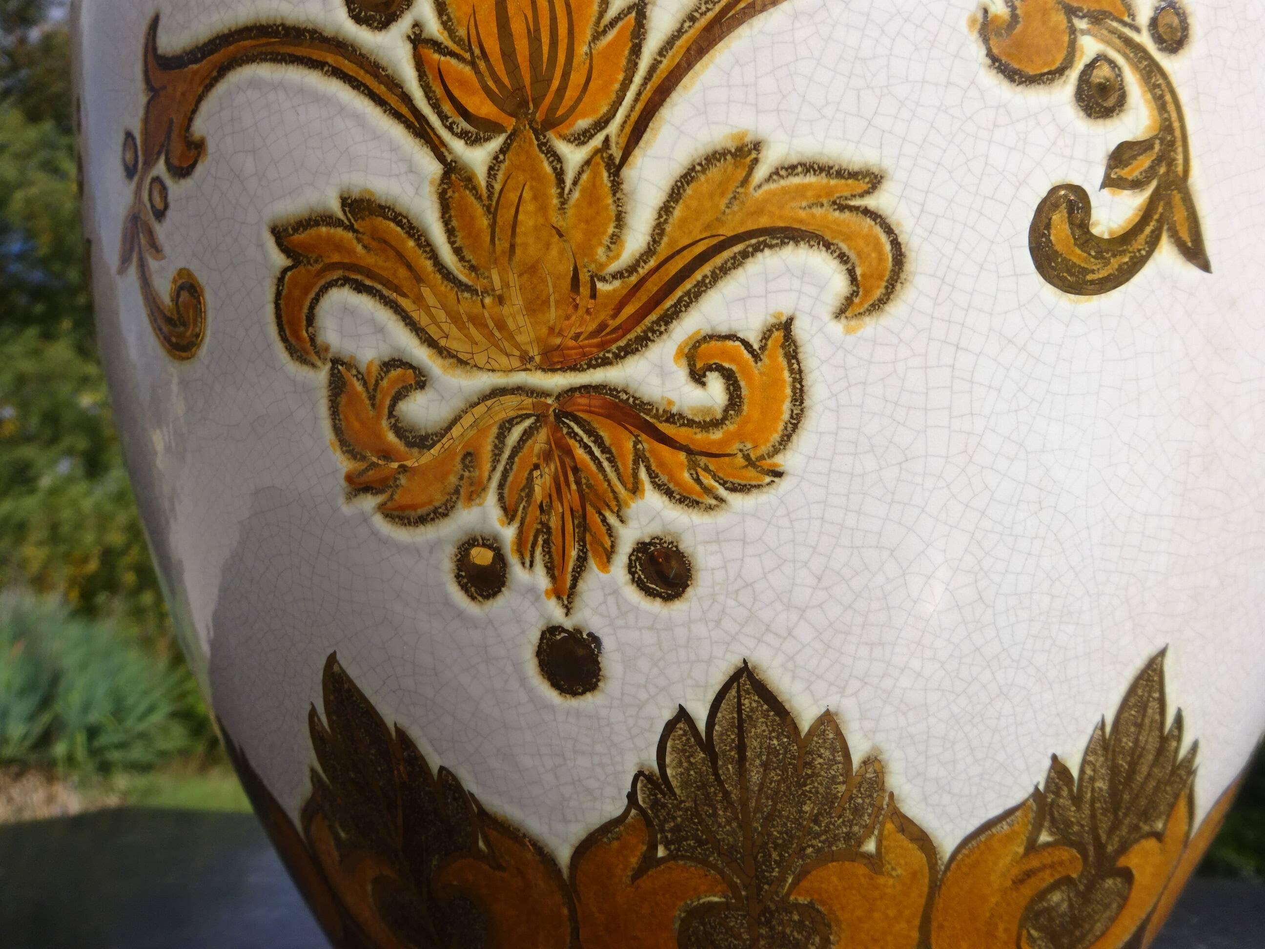 Large Louis Drimmer floor lamp, 74 cm in height.