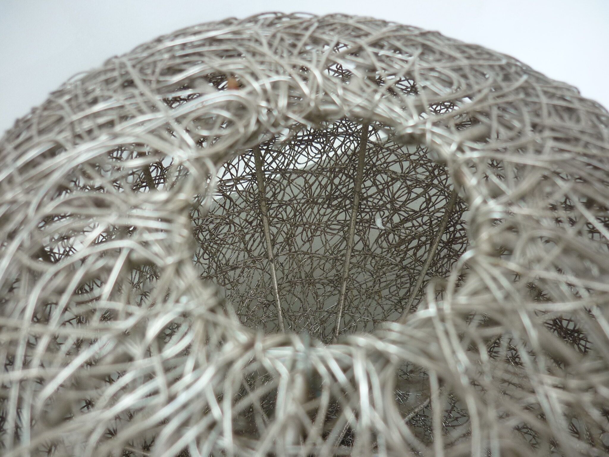 Abat-jour de suspension vintage Ø 27 cm en fil de fer