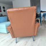Genuine leather armchair