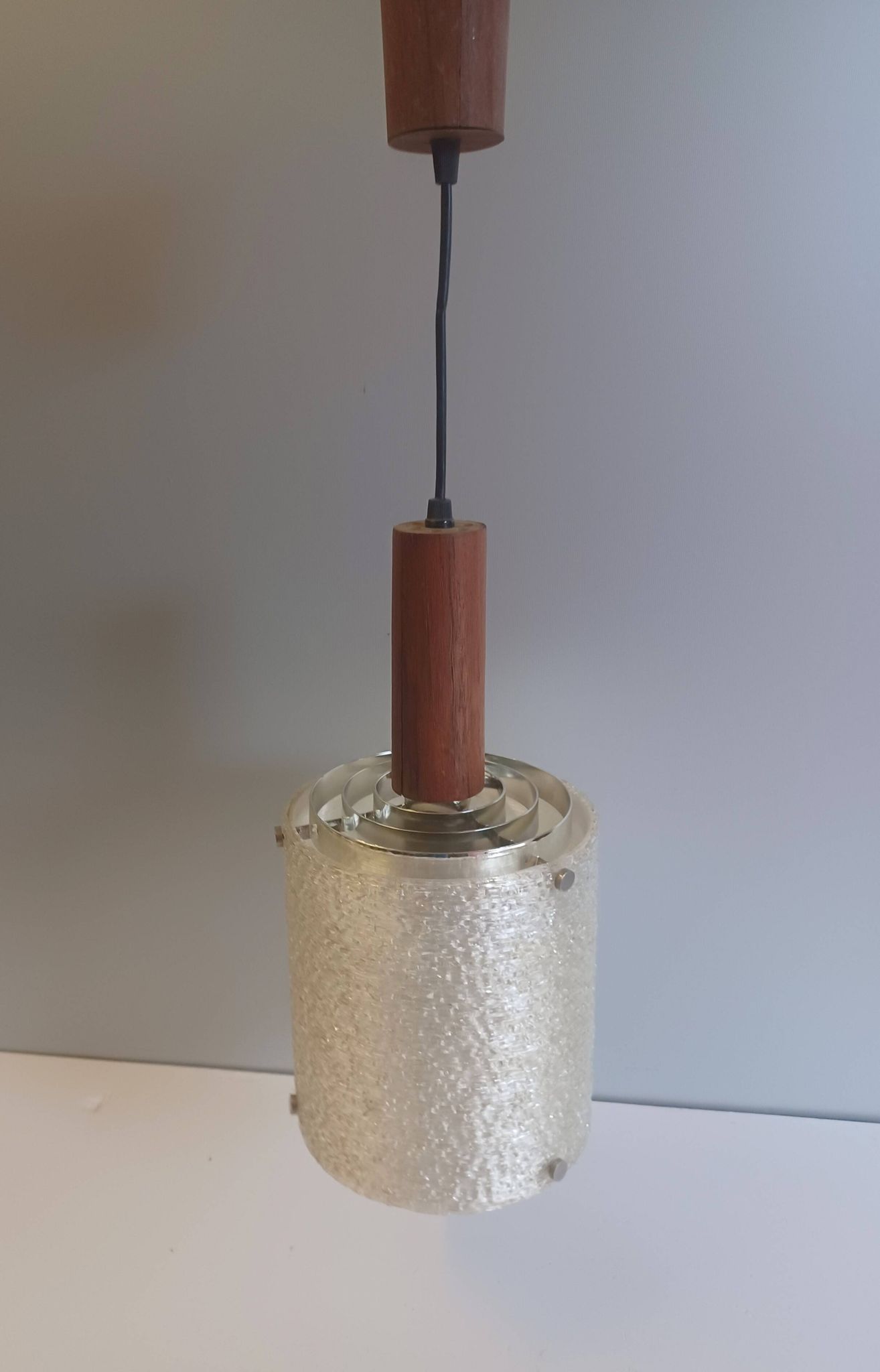 Vintage Scandinavian Pendant - in Perspex resin - 1950-60