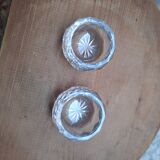 Pair of crystal saleron