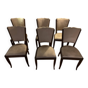 6 chaises art déco