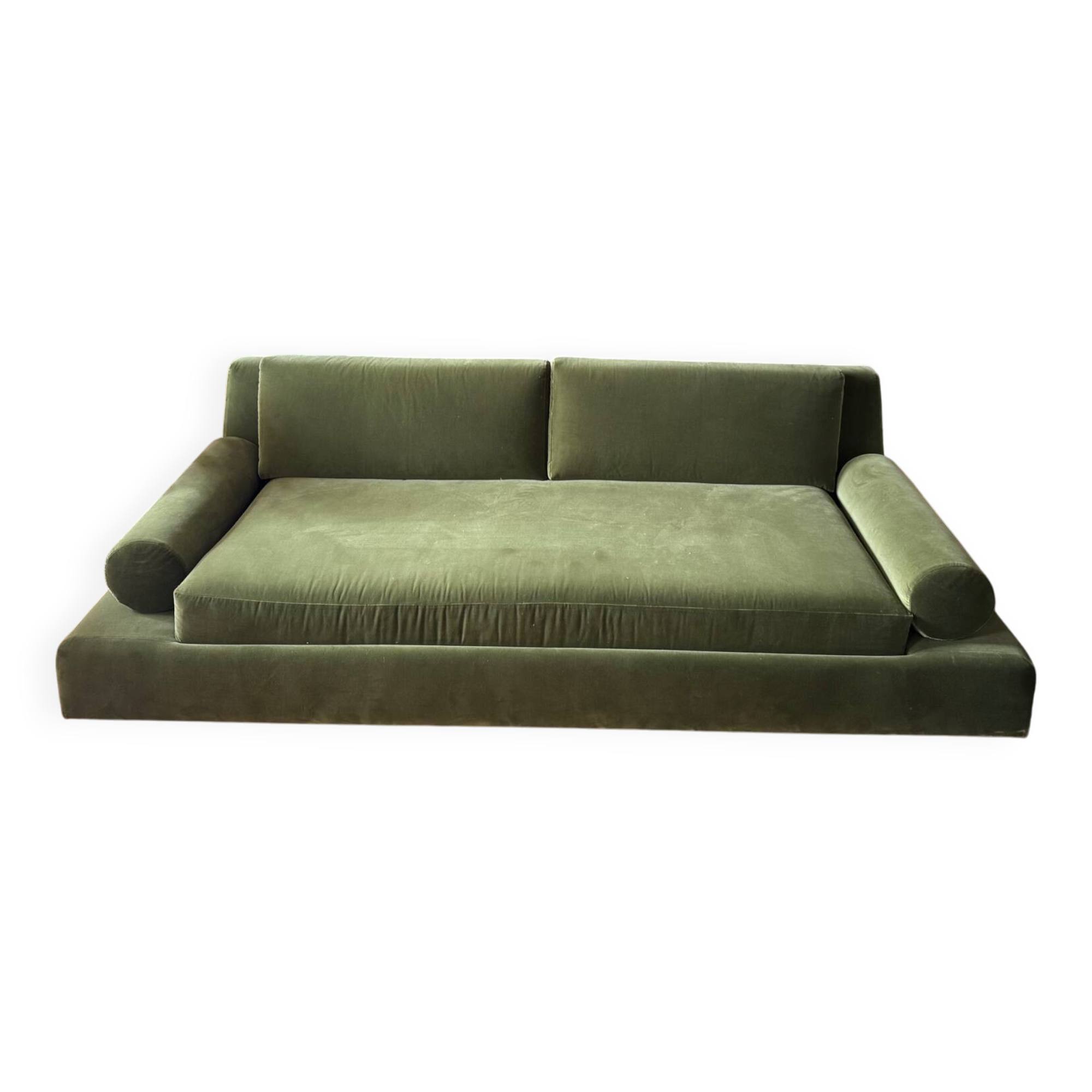 Le Podium Hauvette Madani Olive Sofa