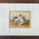 Painting drawing old nineteenth church