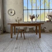 Table de ferme extensible en chêne massif