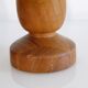 Pair of vintage Scandinavian teak candle holders