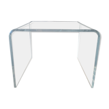Plexiglass bedside table