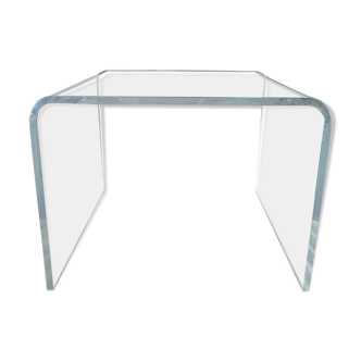 Plexiglass bedside table