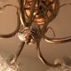 Chandelier to 5 branches art deco 1980
