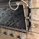 Coat holder "Vestibule" Chrome Art Deco style long 79 cm