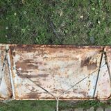 Rectangular folding garden table
