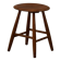 Round beech stool by a Danish cabinetmaker, mid-century modern, 1970s.