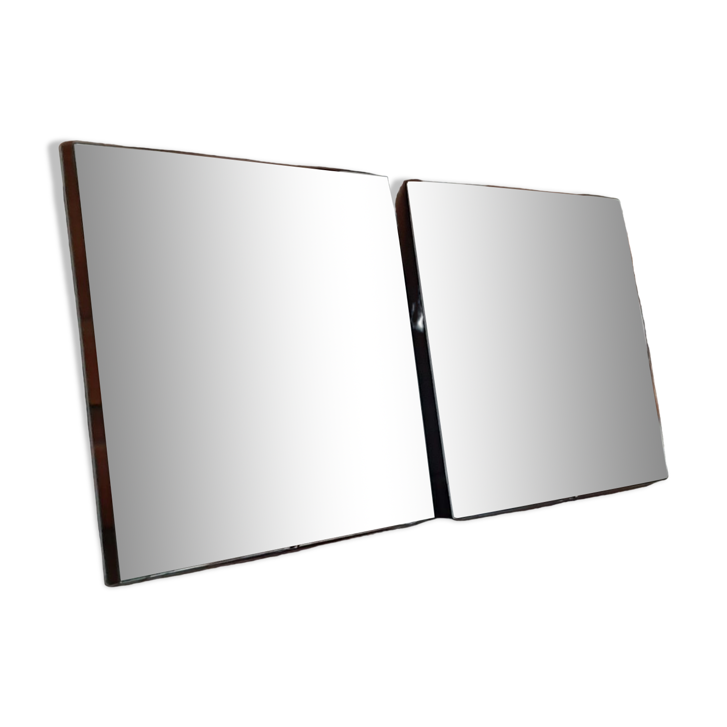 Pair of vintage mirrors made in slovenia