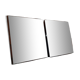 Pair of vintage mirrors made in slovenia
