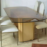 Table dining room vintage by Alain Delon for House Jansen