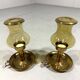 Peter Jensen Copenhagen brass candle holders Denmark 1960’s