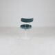Tabouret métal et velours
