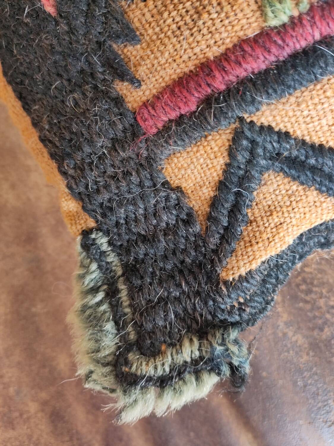 Vintage Tunisian cushion