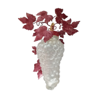 Wall lamp vine bunch of Grapes Murano