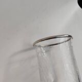 Solid silver and crystal vase. Early 20th century.