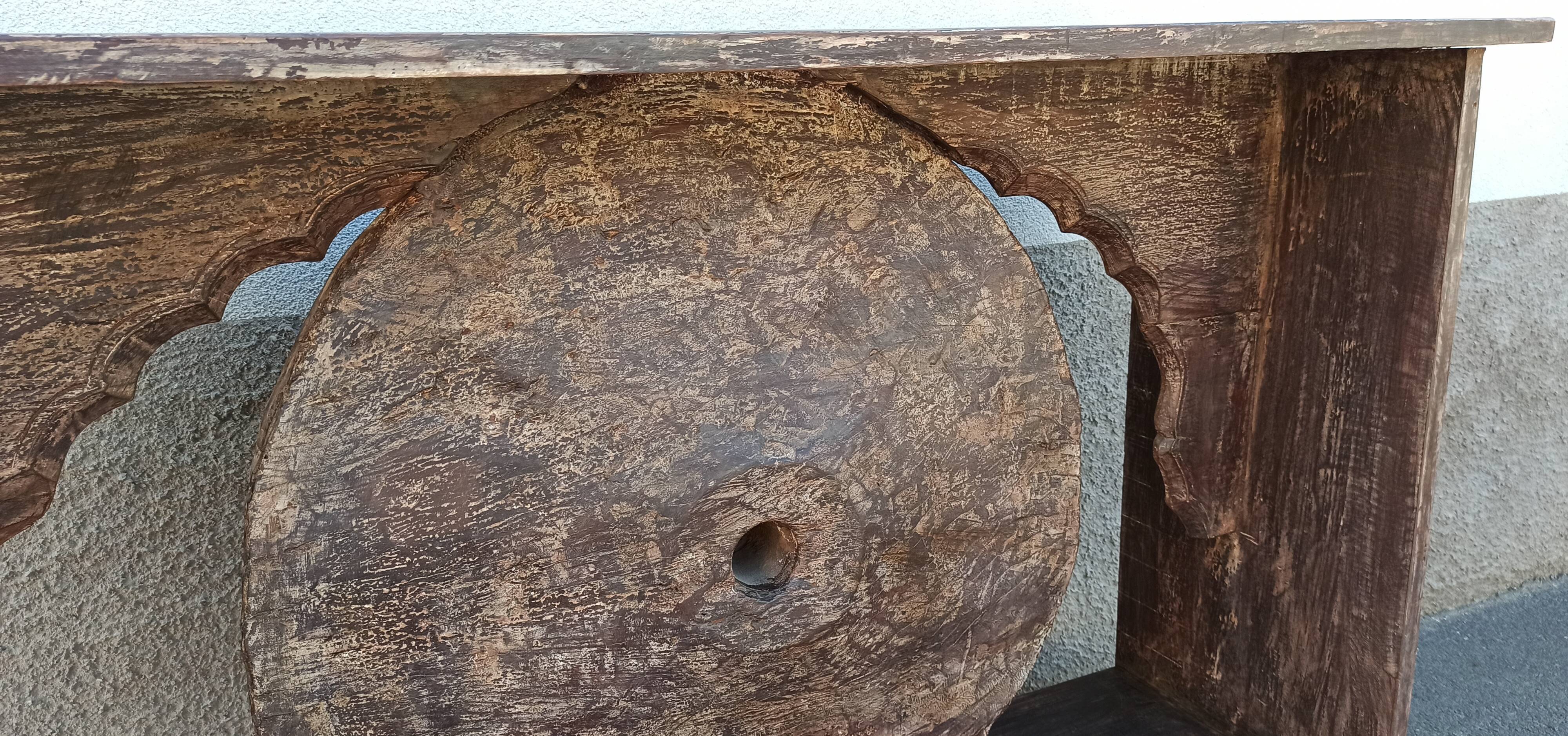 Original wooden console