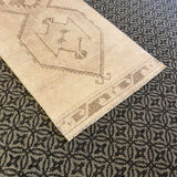 Tapis d’entrée fait à la main, beige
