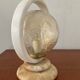 Art Deco lamp in marble and glass