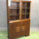 Glass art deco oak buffet