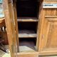 Art Deco buffet in carved walnut, marble and large mirror – 1930s