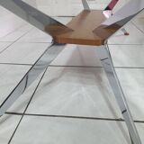 Coffee table with compass legs from the 60s