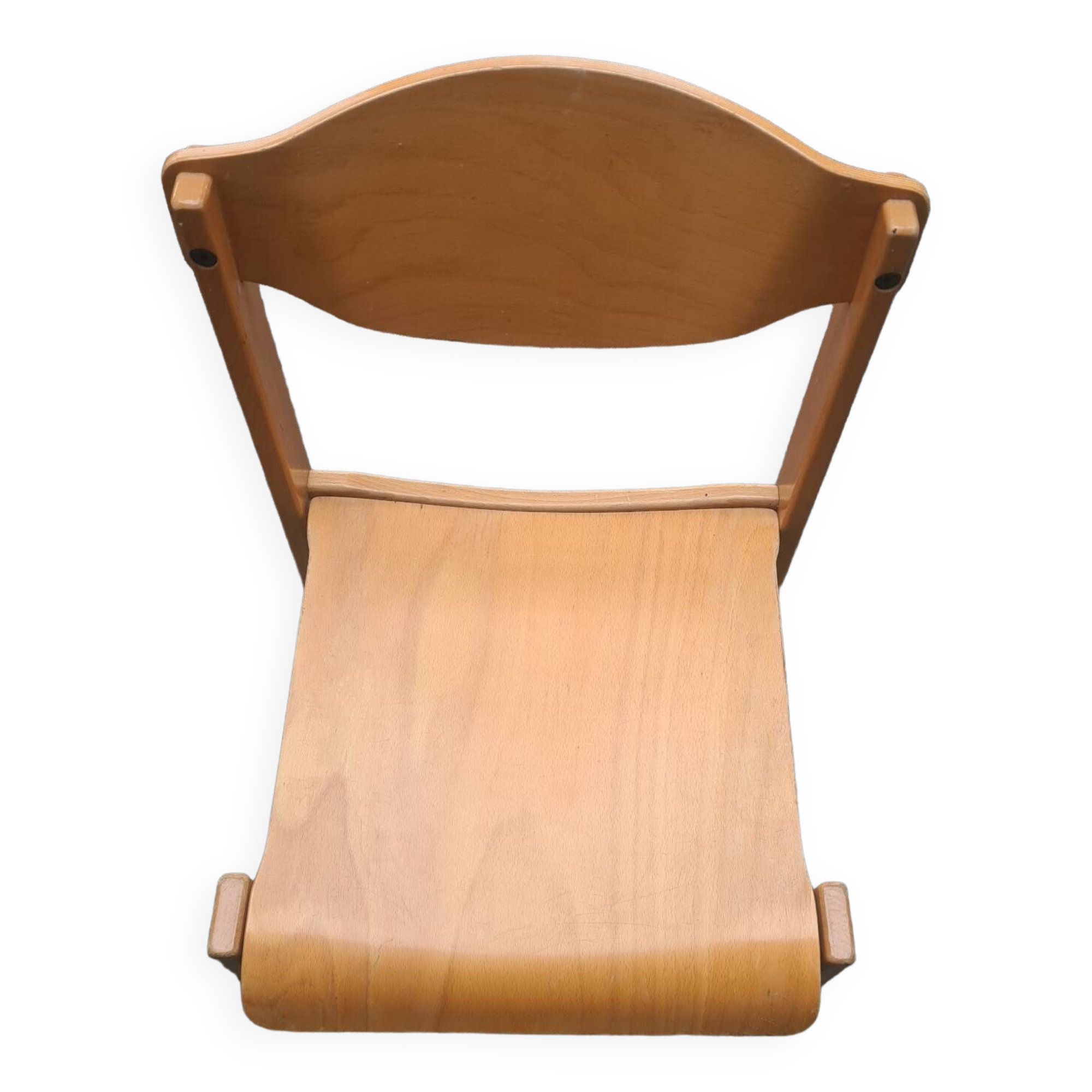 Beech chair: Roland Rainer style