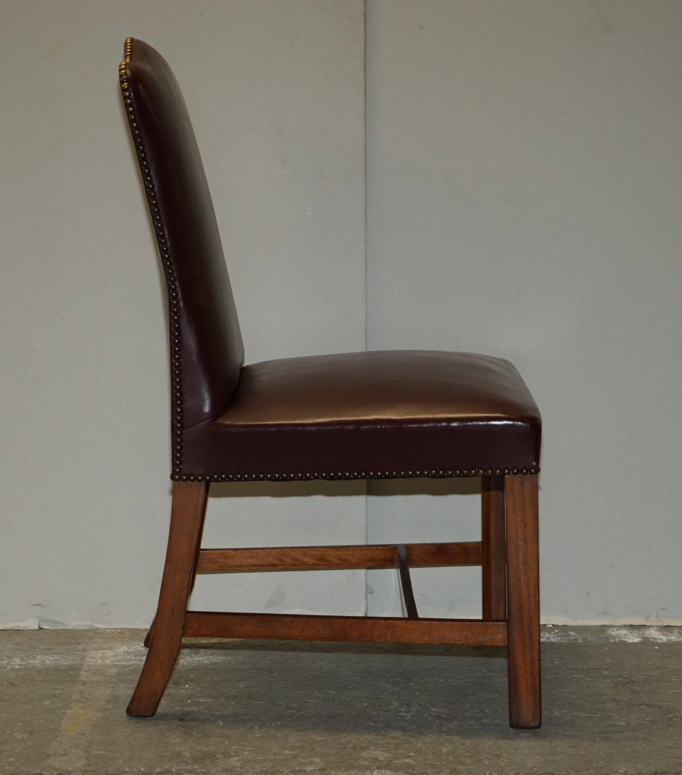 Pair of Spencer House leather office chairs