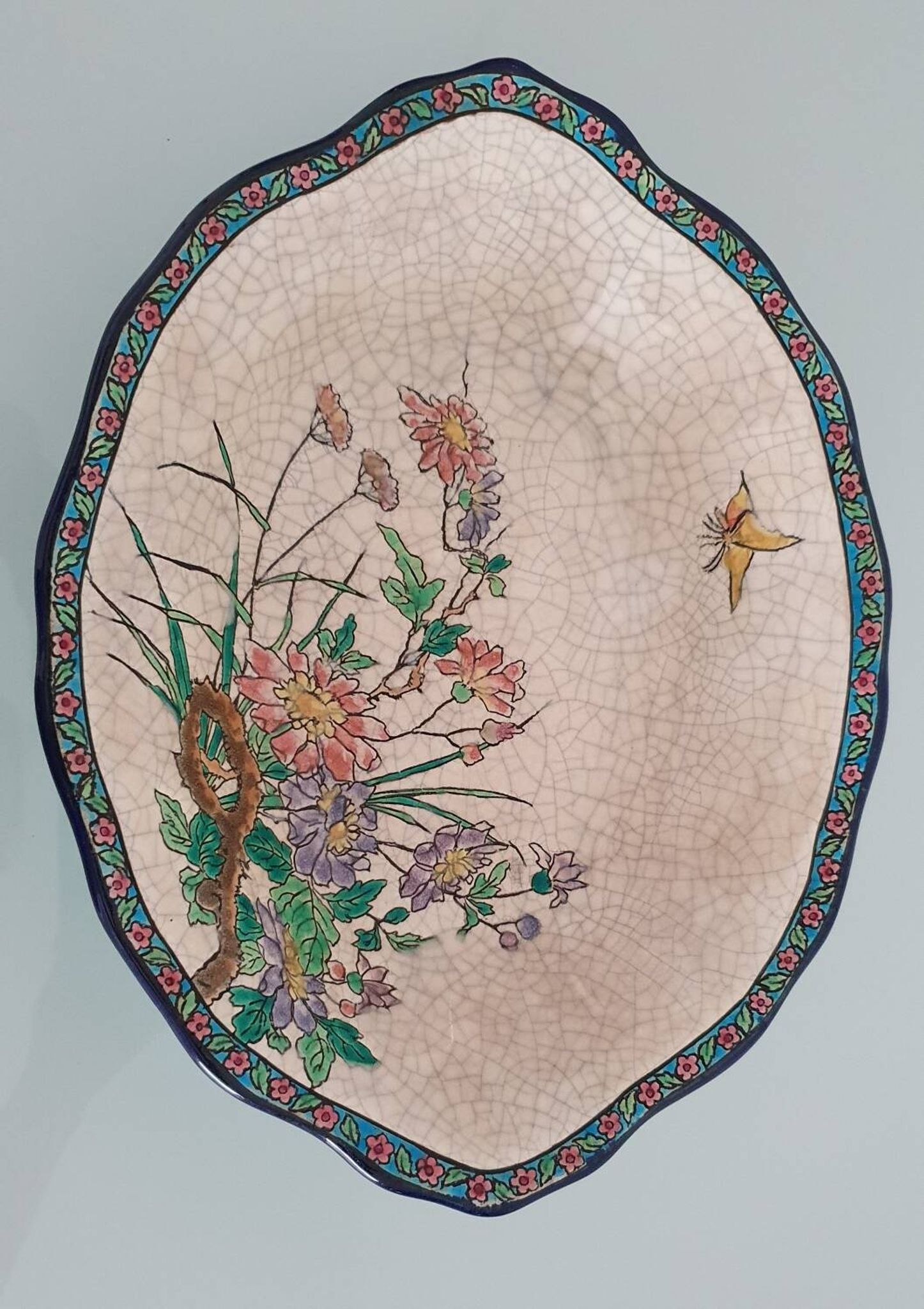 Coupelle en faïence Émaux de Longwy