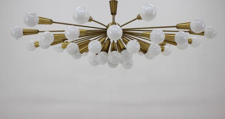 Rare Mid Century Chandelier Sputnik, Atomic, 1960s